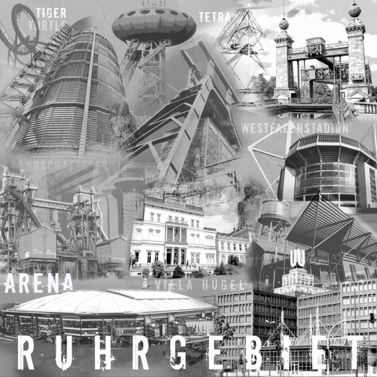 Fritz Art "Ruhrgebietscollage schwarz weiss" aus dem Jahr 2019