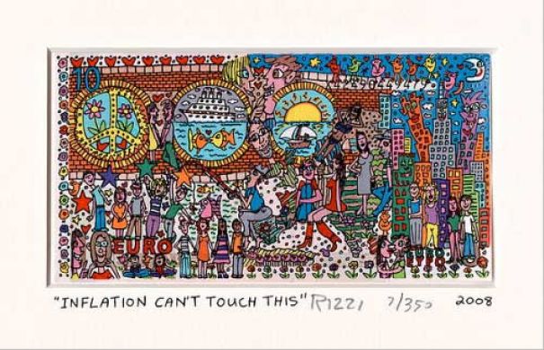 James Rizzi "INFLATION CAN´T TOUCH THIS"