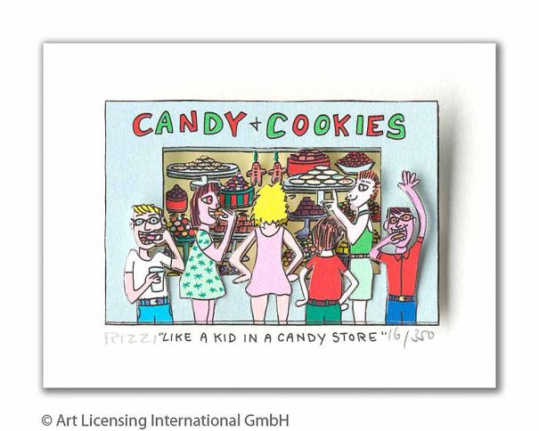 James Rizzi "Like A Kid In A Candy Store"