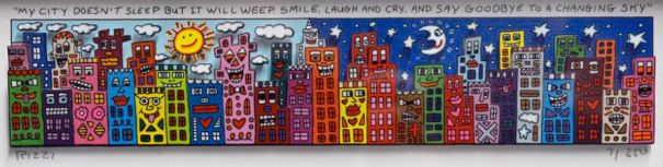 James Rizzi "My City Doesn't Sleep But It Will Weep, Smile ..."