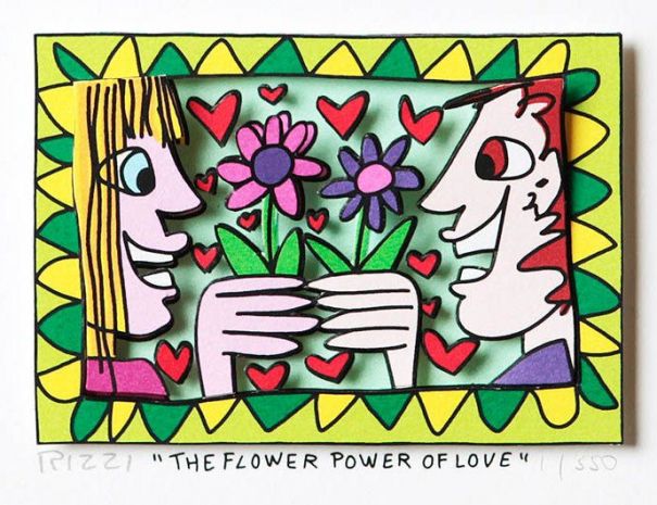 James Rizzi "The Flower Power of Love"