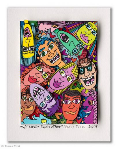 James Rizzi "We Love Each Other"