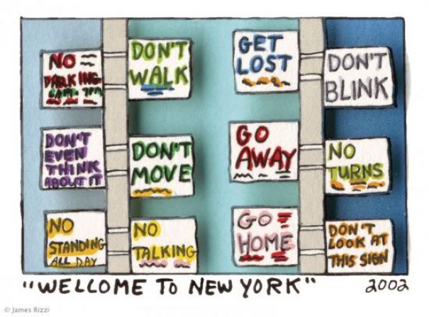 James Rizzi "Welcome To New York"