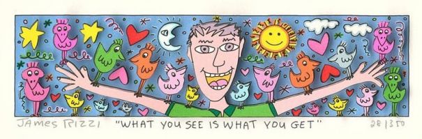 James Rizzi "What you see is what you get"