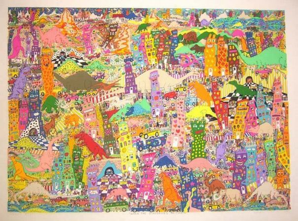 James Rizzi "When the dinosaurs return"