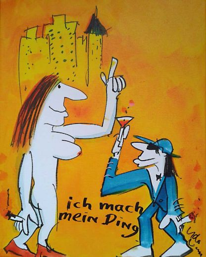 Udo Lindenberg "Ich mach mein Ding (Leinwand)"