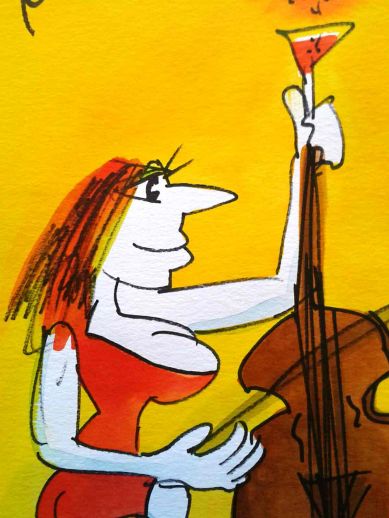 Udo Lindenberg "Sie spielet Cello (Groß)"