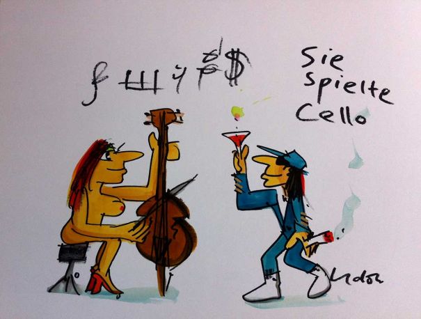 Udo Lindenberg "Sie spielt Cello (Klein)"