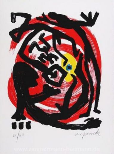 A. R. Penck "Dresden 1992 Blatt 3"
