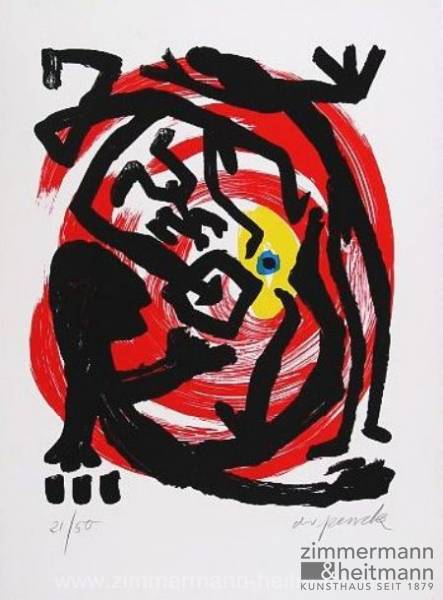 A. R. Penck "Dresden 1992 Blatt 3"