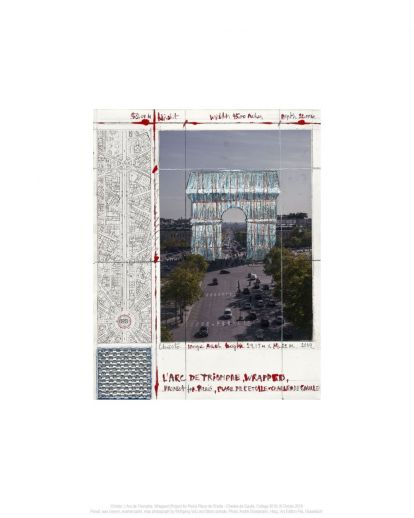 Christo "Arc de Triomphe II, Project for Paris"