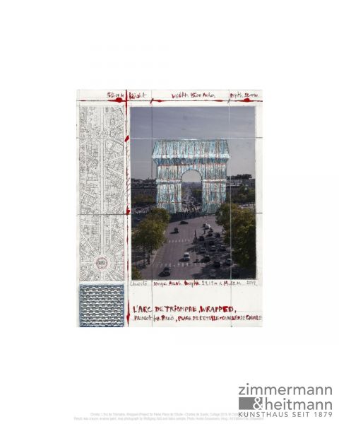 Christo "Arc de Triomphe II, Project for Paris"