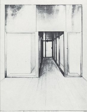 Christo "Monuments, Store Front Corridor"