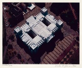Christo "Reichstag Mappe II, Dach aus der Luft"