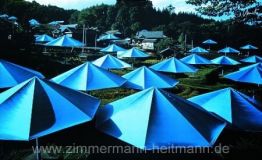 Christo "Umbrellas Blau Nr. 12"