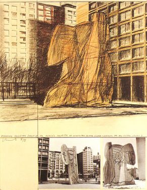 Christo "Verpackte Sylvette (1973-74)"