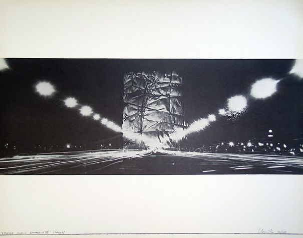 Christo "Monuments Arc de Triomphe Paris"