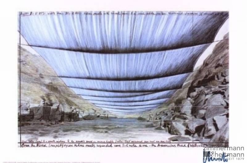 Christo "Over the River IV Under"