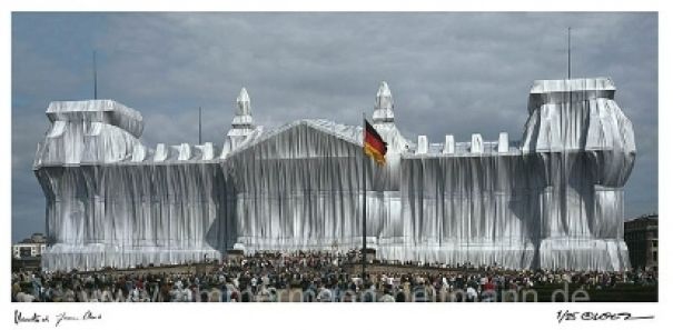 Christo "Reichstag Westfassade"