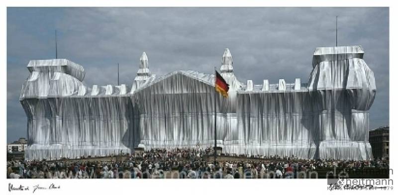 Christo "Reichstag Westfassade"