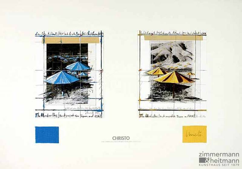 Christo "The Umbrellas, Joint Project "