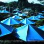 Christo "Umbrellas Blau Nr. 12"