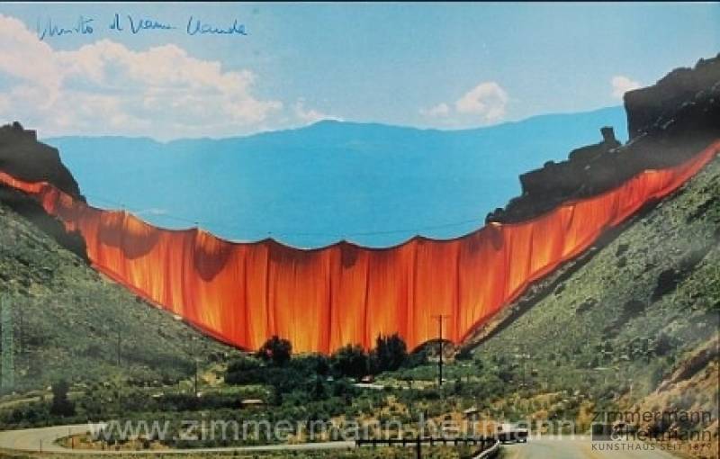 Christo "Valley Curtain (1972)"