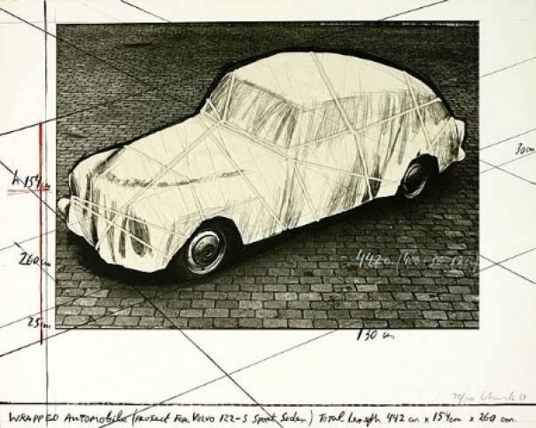 Christo "Wrapped Automobile Volvo"