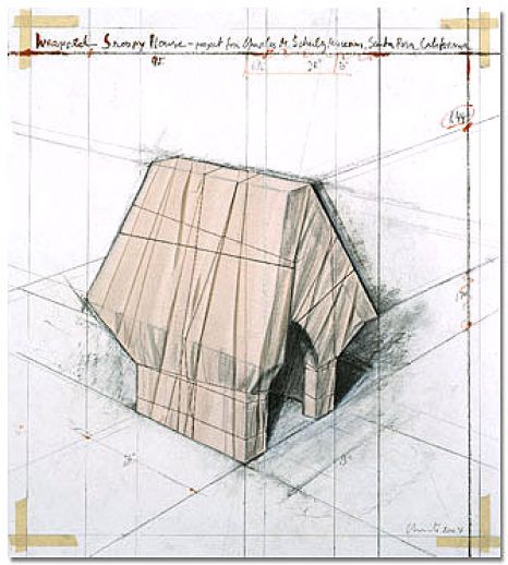Christo "Wrapped Snoopy House, Project"