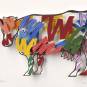 David Gerstein " Cow – Brushstrokes (Papercut)"