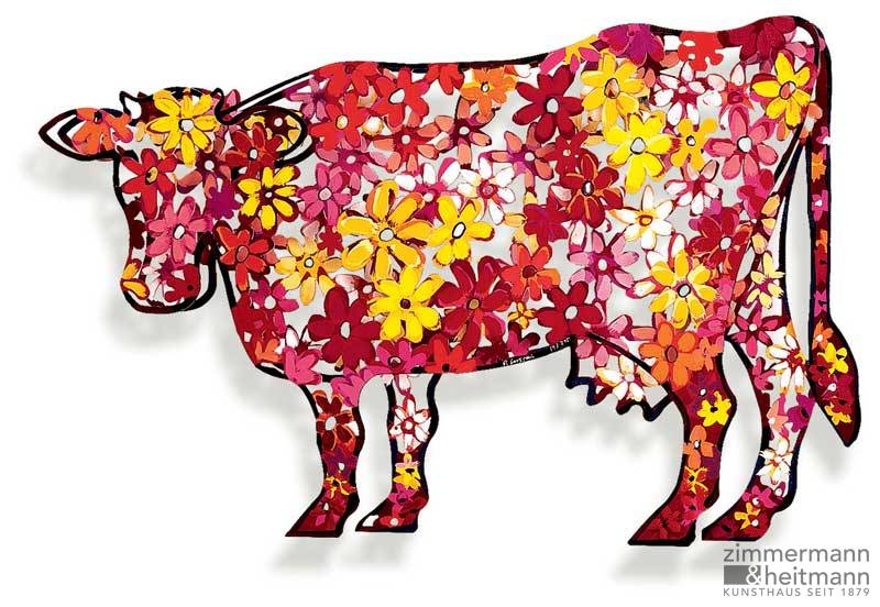David Gerstein "Cow – Floral "