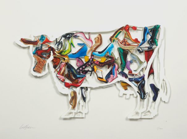 David Gerstein "Imelda Cow (Papercut)"