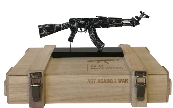 Diederik van Appel "AK 47 BLACK AMEX - ART AGAINST WAR"