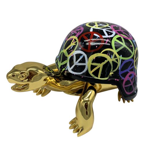 Diederik van Appel "Golden Peace Turtles (World Peace)"