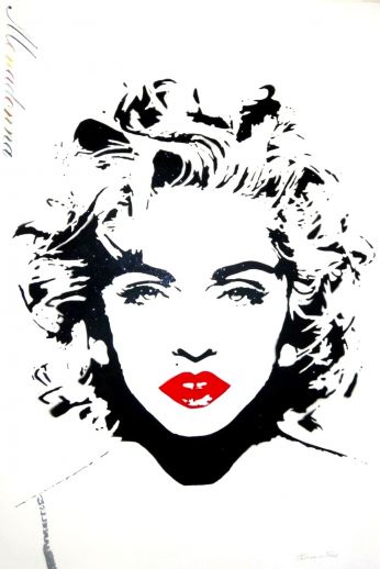 Diverse Künstler "BAMBI Street Artist - Monadonna (Madonna)"