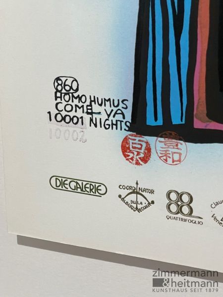 Diverse Künstler "Friedensreich Hundertwasser - Homo Humus come va 1001 night"
