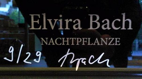 Elvira Bach "Nachtpflanze (Schwarz)"