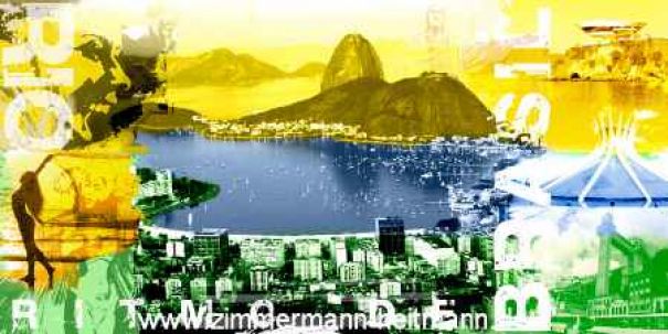 Fritz Art "Collage Brasilien"