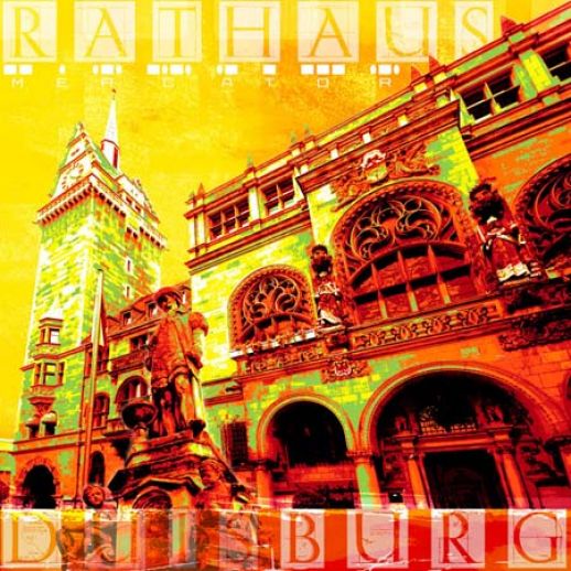 Fritz Art "Duisburg Rathaus (Orange)"