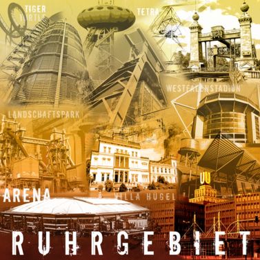 Fritz Art "Ruhrgebietscollage braun" aus dem Jahr 2019