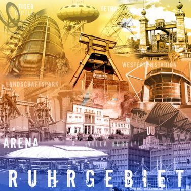 Fritz Art "Ruhrgebietscollage Regenbogen" aus dem Jahr 2019