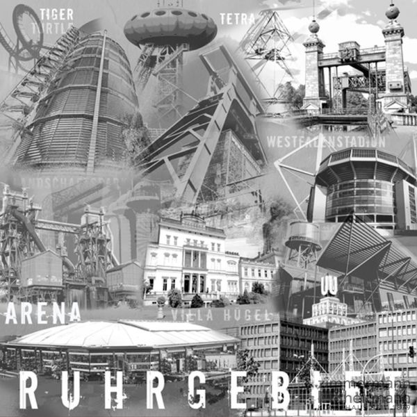 Fritz Art "Ruhrgebietscollage schwarz weiss"