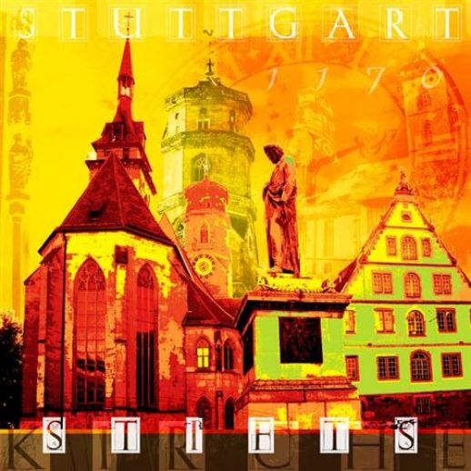 Fritz Art "Stuttgart Stiftskirche"