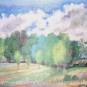 Günter Grass "Landschaft mit Birken"