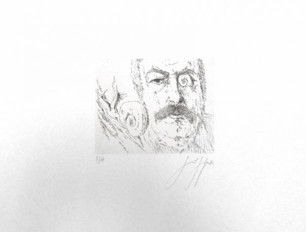 Günter Grass "Selbstporträt"