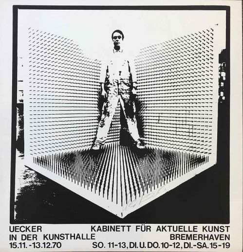 Günther Uecker "Kabinett für aktuelle Kunst, 1970 "