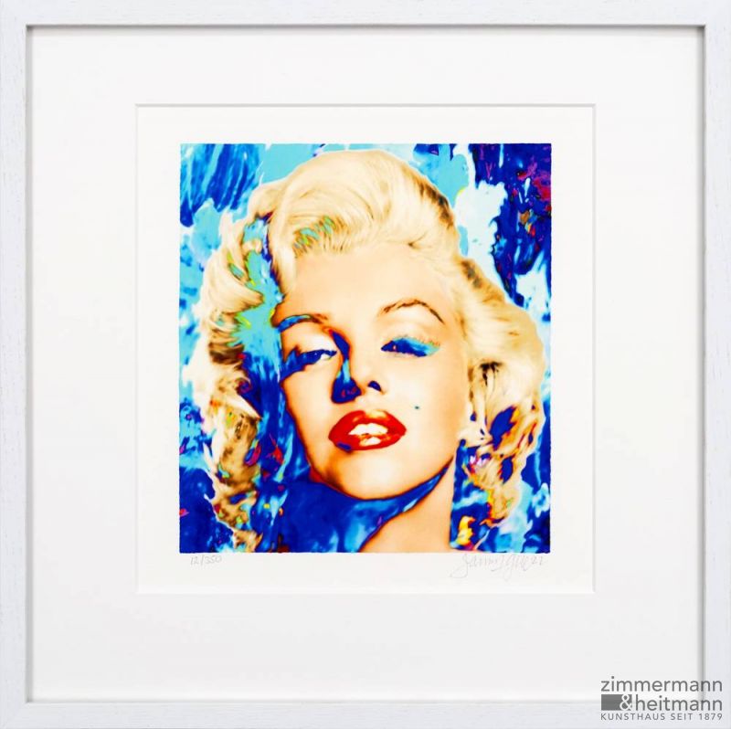 James Francis Gill "Mini Marilyn Into the Blue"