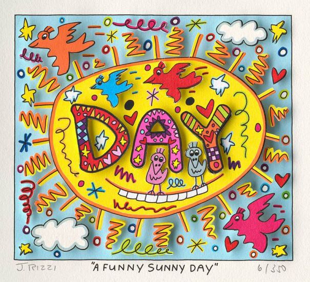James Rizzi "A funny sunny Day"