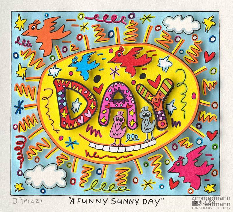James Rizzi "A funny sunny Day"