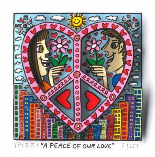 James Rizzi "A Peace of our Love"